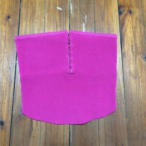 Papermoon Fuchsia Ribbed Top